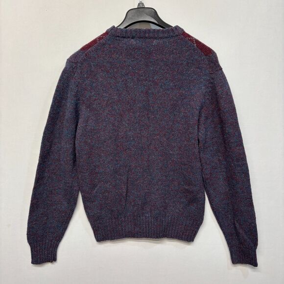 Parker of Vienna Men 100% Shetland Wool Sweater Size Large Argyle C046 -4 - Picture 13 of 14